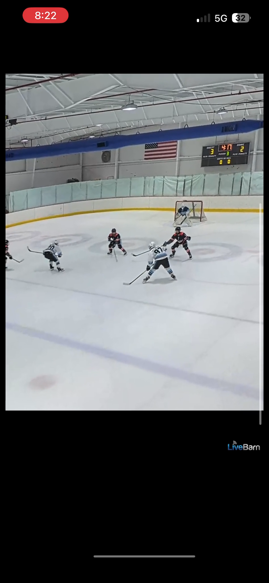 Lukas Lopes Samalekis: Blueline Snipe to Tie the Game!