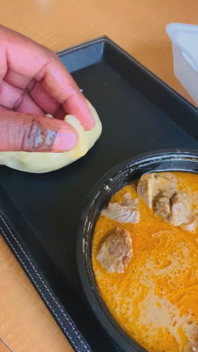 Drelyse African Restaurant - Peanut Butter Soup with Fufu - African Near Me - Columbus, Ohio