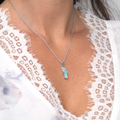 Flip Flop Pendant in sterling silver