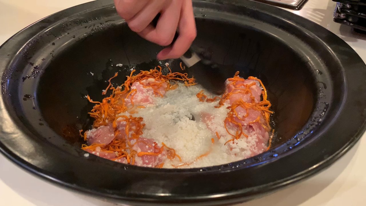 Tastee Steam Kitchen - You must try the Steam pot and their porridge (We ordered cordyceps flower & chicken porridge虫草花鸡粥)! - Seafood Near Me - Oakland, California