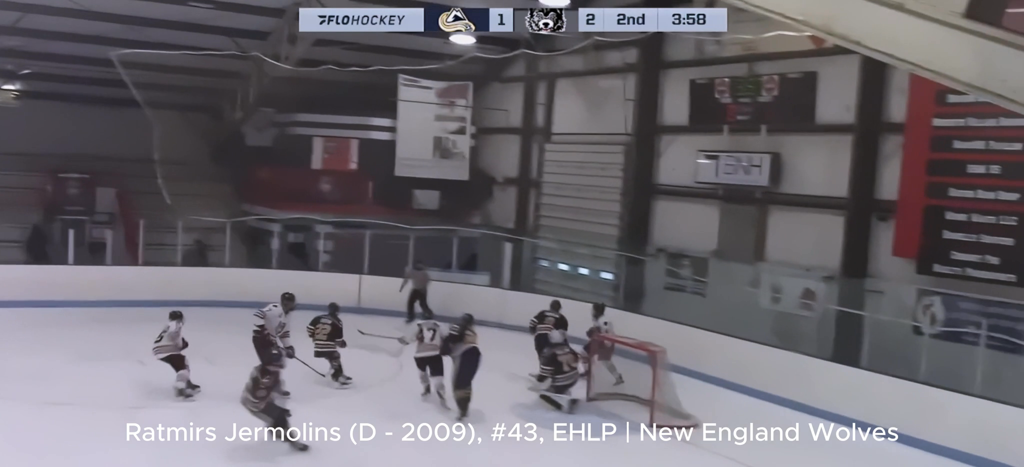 Ratmirs Jermolins (D - 2009): Offensive play vs New Hampshire Avalanche