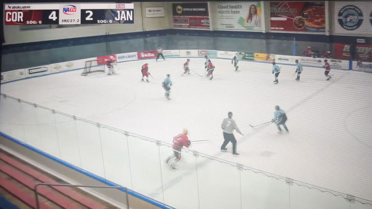 Montague Hall's Empty Net Goal | NAHL Combine