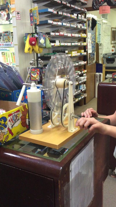 Analytical Scientific - A customer can turn the handle forward, then backwards and the machine makes lightening between the two metal points. - Toy Stores Near Me - San Antonio, Texas