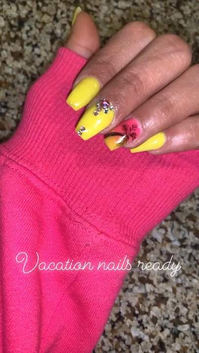 C Nails & Spa - My vacation nails was on point I love my ladies I come every two weeks for the past two years - Nail Salons Near Me - Houston, Texas