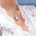 Starfish Necklace in sterling silver 