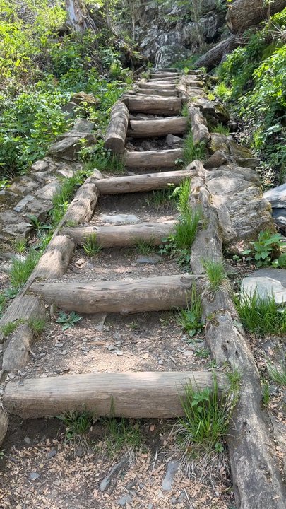 Dark Hollow Falls Trail - This shows how steep it can be - Hiking Near Me - syria, Virginia