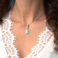 Blue Topaz Necklace 