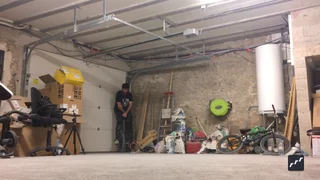 riu submission: Glide-out spin-540
