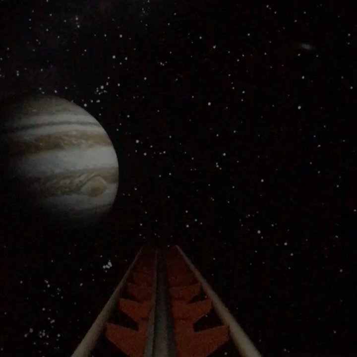 Mayborn Science Theater - Roller coaster on the planetarium screen - Planetarium Near Me - Killeen, Texas