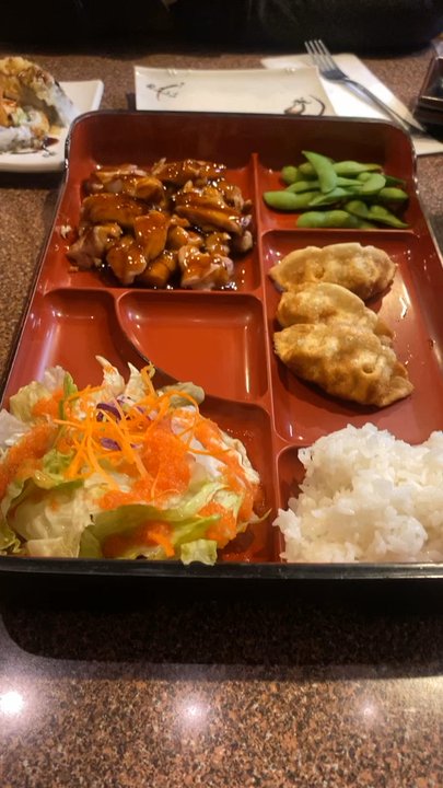 K.Sushi - I had the Baked Scallop Roll omg it was so delicious - Sushi Bars Near Me - Cerritos, California