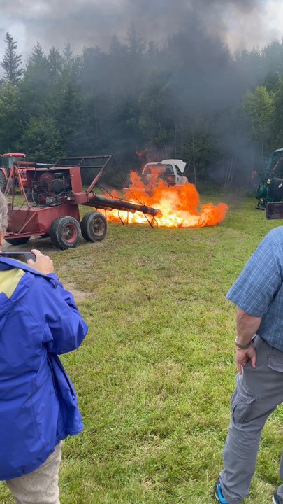 Lynch Hill Farms - How the fields are burned - Specialty Food Near Me - Harrington, Maine