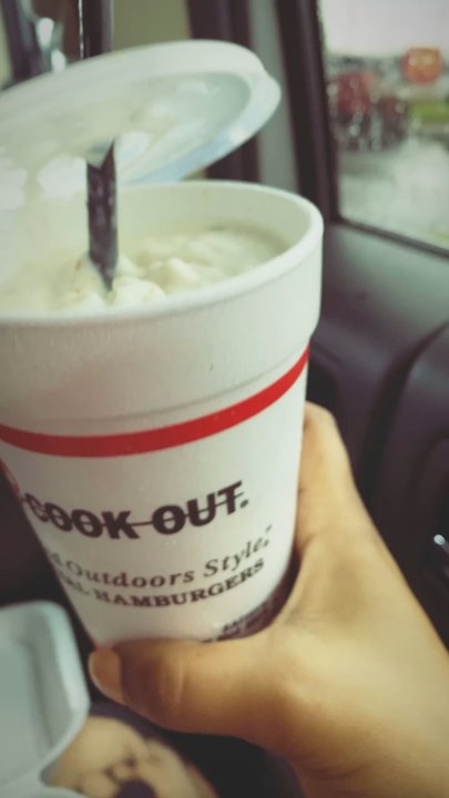 Cook Out - Banana pudding milkshake! - Fast Food Near Me - Maryville, Tennessee