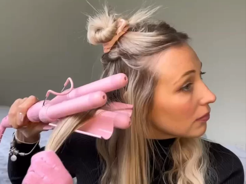 Mermaid hair waver