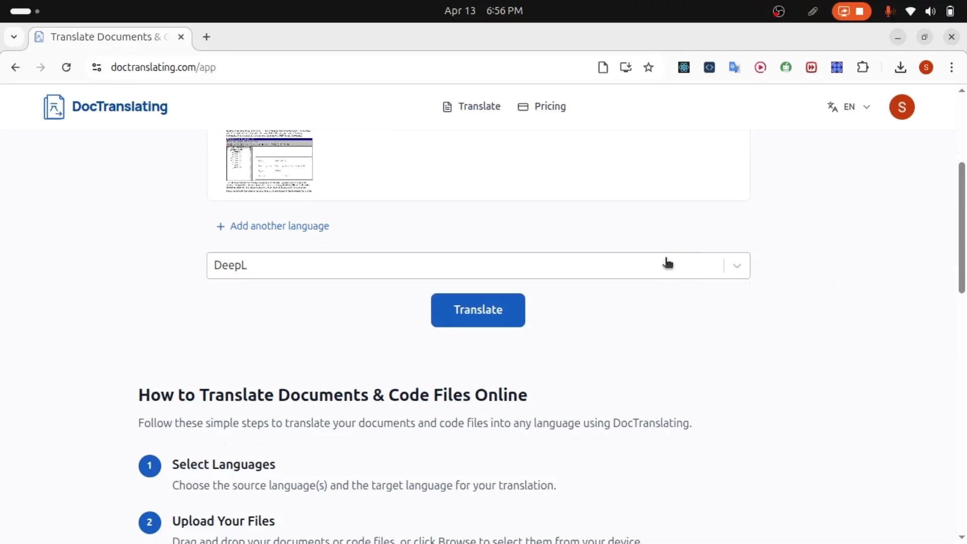 DocTranslating image 1