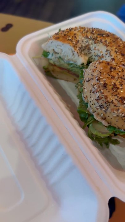 LaRayia’s Bodega - The Brooklyn Bagel that gave me lifeeeeeee - Vegan Near Me - Atlanta, Georgia