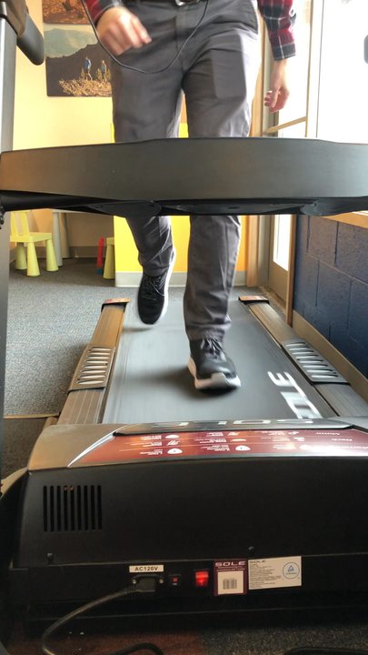 Salt Lake Running - Testing shoes on treadmill - Shoe Stores Near Me - Sandy, Utah