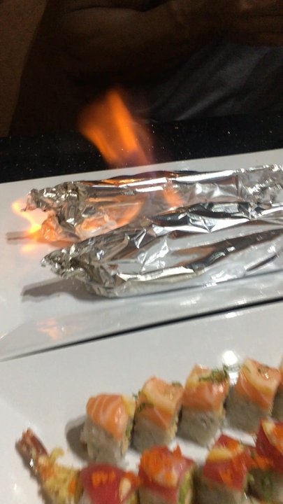 Fuji Sushi - Two Fire Fire Roll - Sushi Bars Near Me - Centerville, Utah