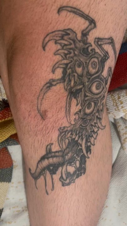 Iron Will Tattoo - video of it now, just under 3 months healed - Tattoo Near Me - Helotes, Texas