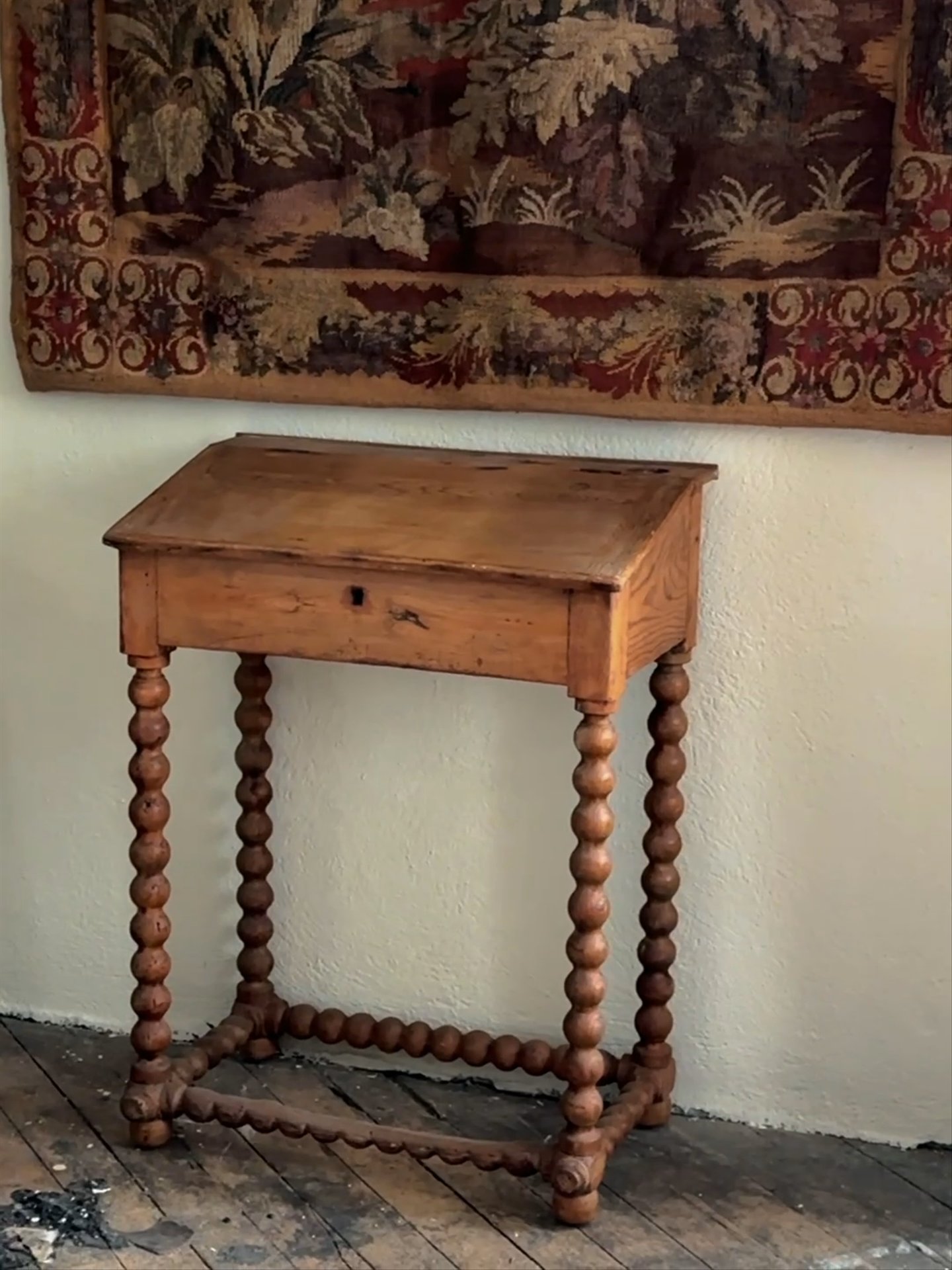 French Bobbin Leg School Desk