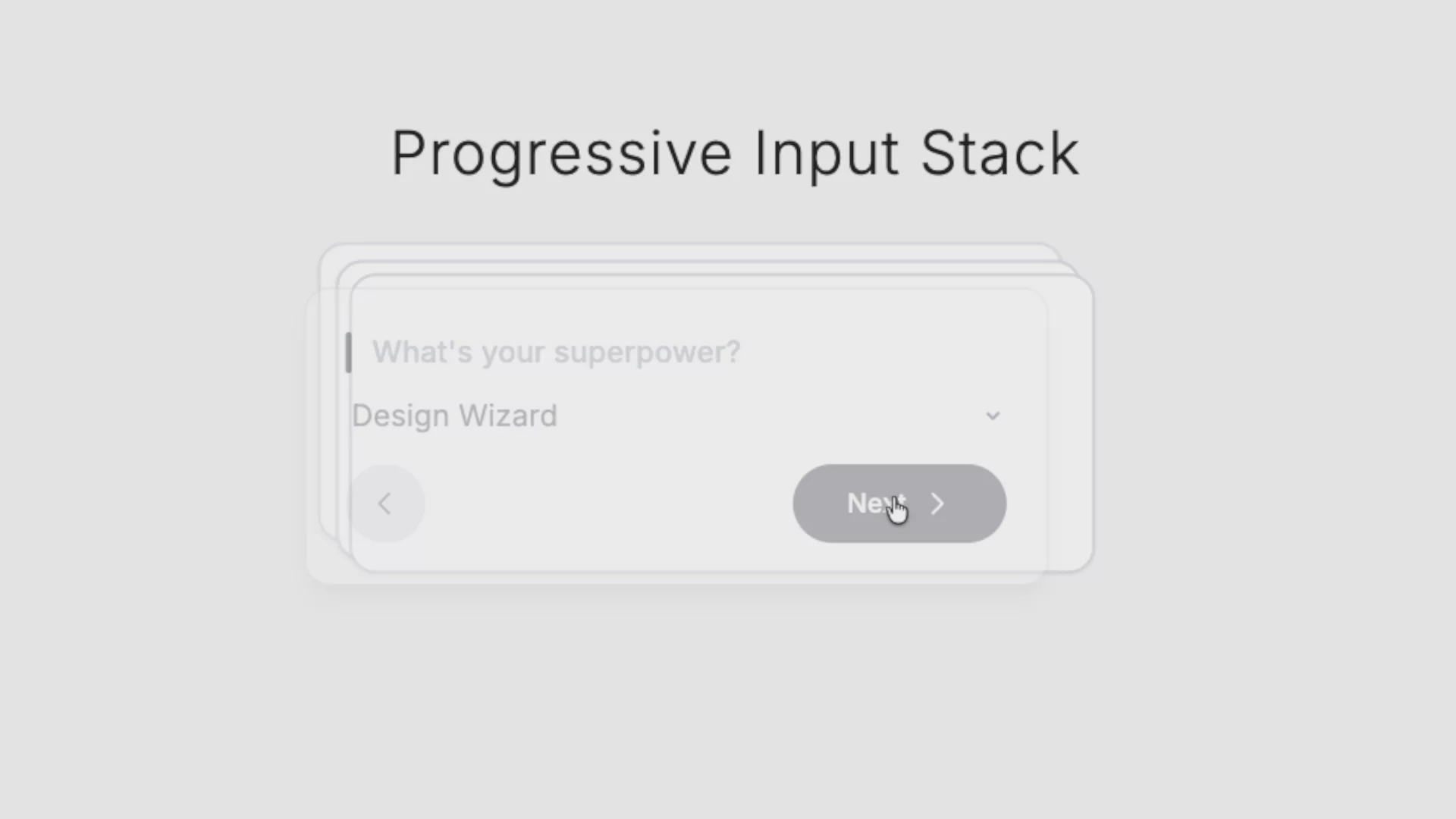 Day 5/8 - Progressive Input stack by Rohan Pothuru