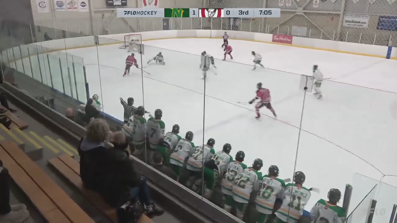 Mason McDougall's Double Blocker Save | Northstars U17 AAA