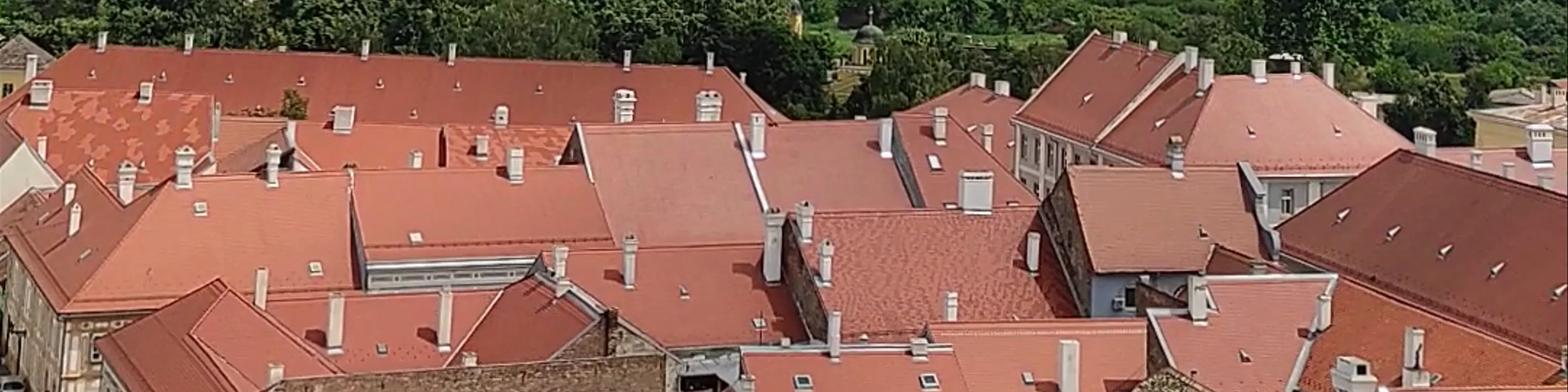Petrovaradin fortress walls viewpoint