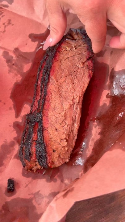 Bloodworth BBQ - You can cut the brisket with a fork! - Barbeque Near Me - Kyle, Texas