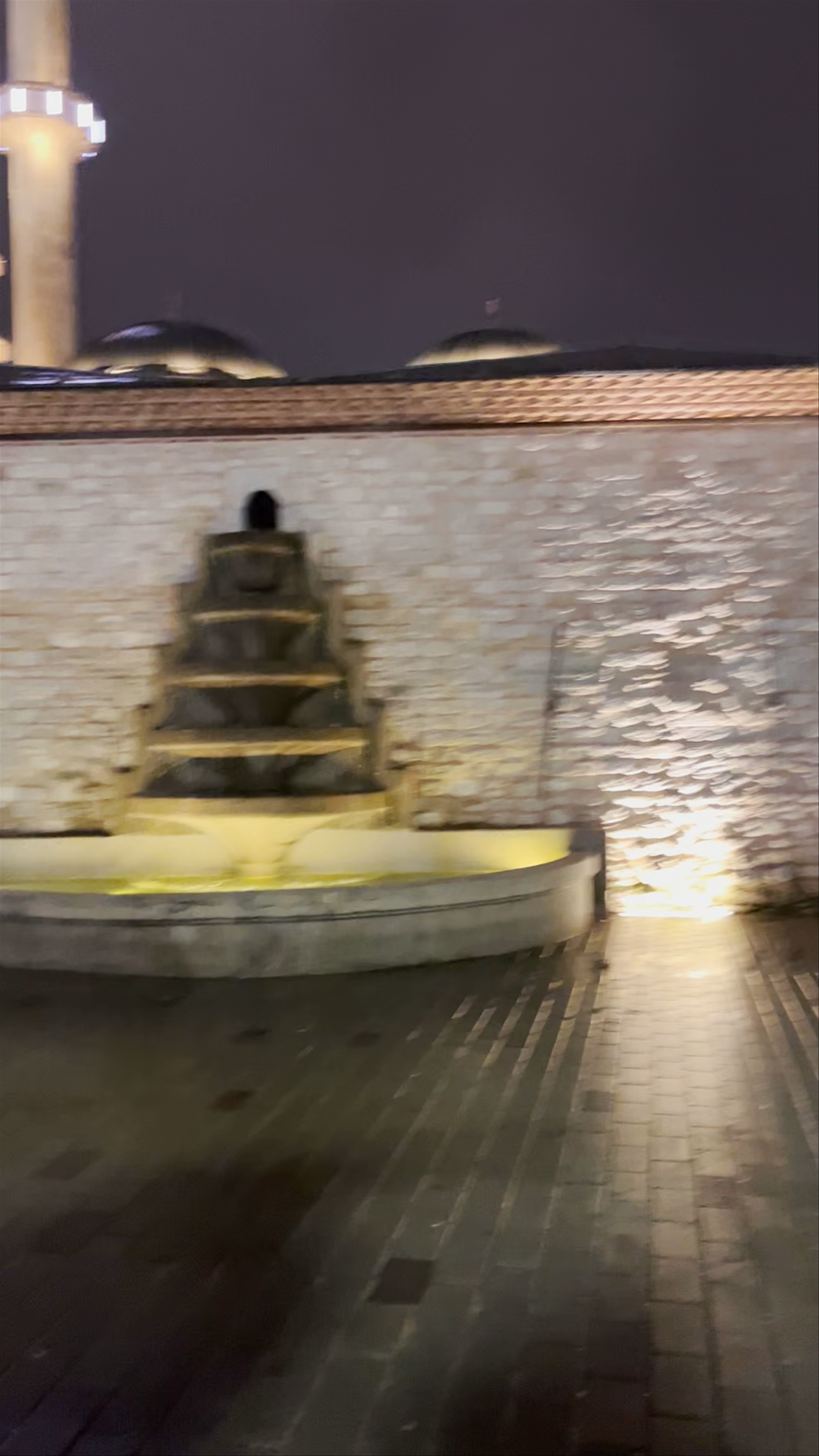 Nighttime Serenity at Kocatepe Mosque, Istanbul