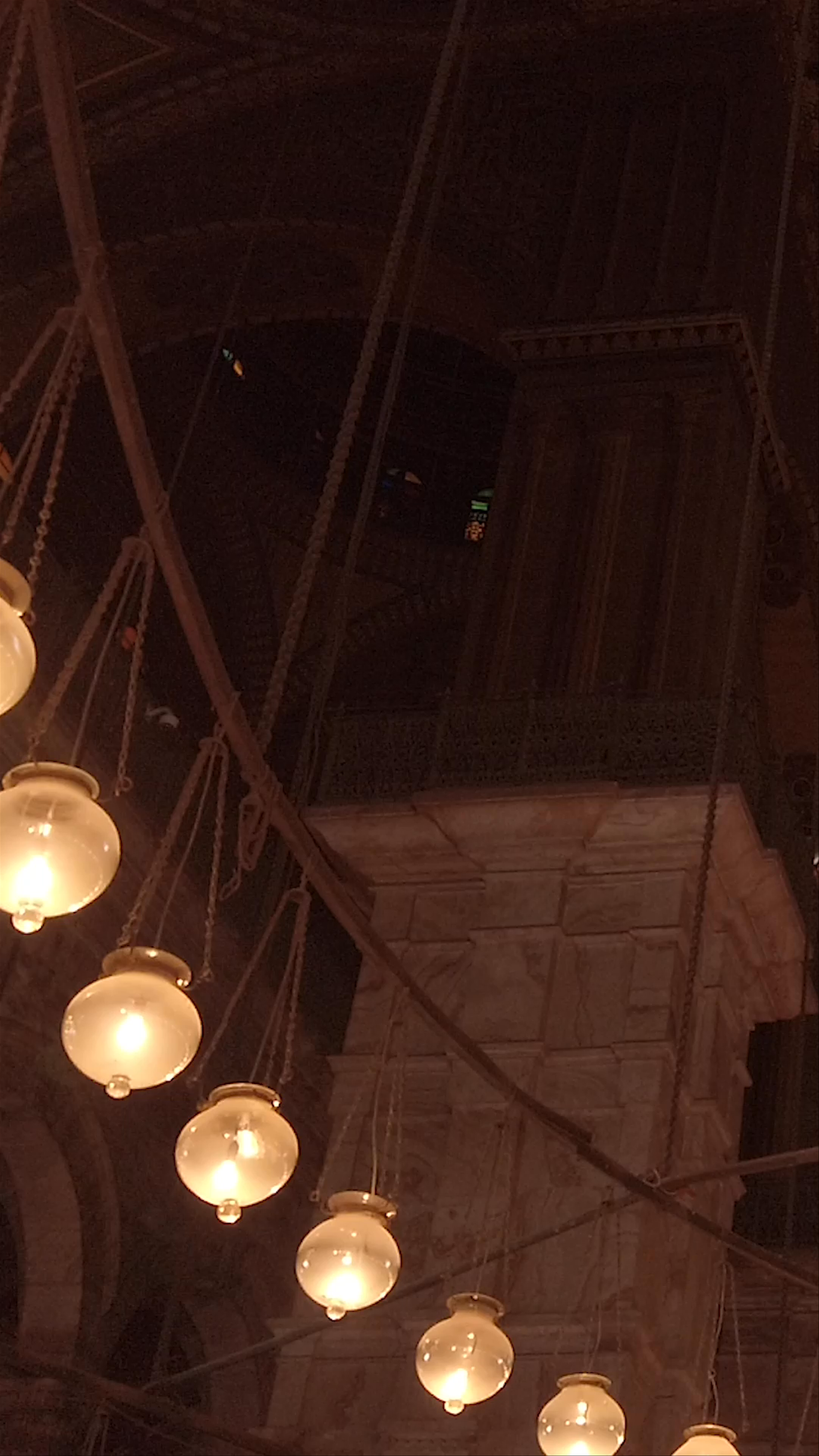 Inside the Mosque of Muhammad Ali