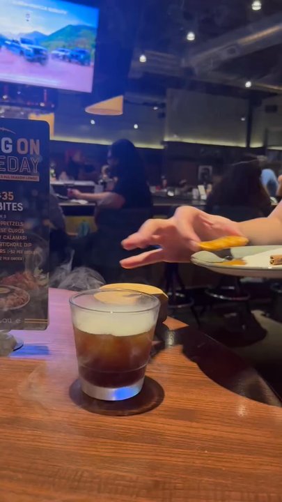 Bar Louie - The District - Smokey espresso old fashioned - Bars Near Me - Tustin, California