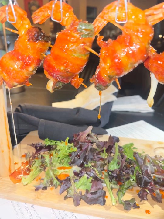 LUMORA - Bacon Wrapped Shrimp - New American Near Me - Covington, Louisiana