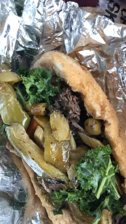 Buona - I get the beef sandwich and add kale !!!!  Sweet and hot Peppers  Omg soooo good !! - Sandwiches Near Me - Flossmoor, Illinois