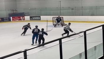 Henry Losh good couple of saves Quebec Training July 2026