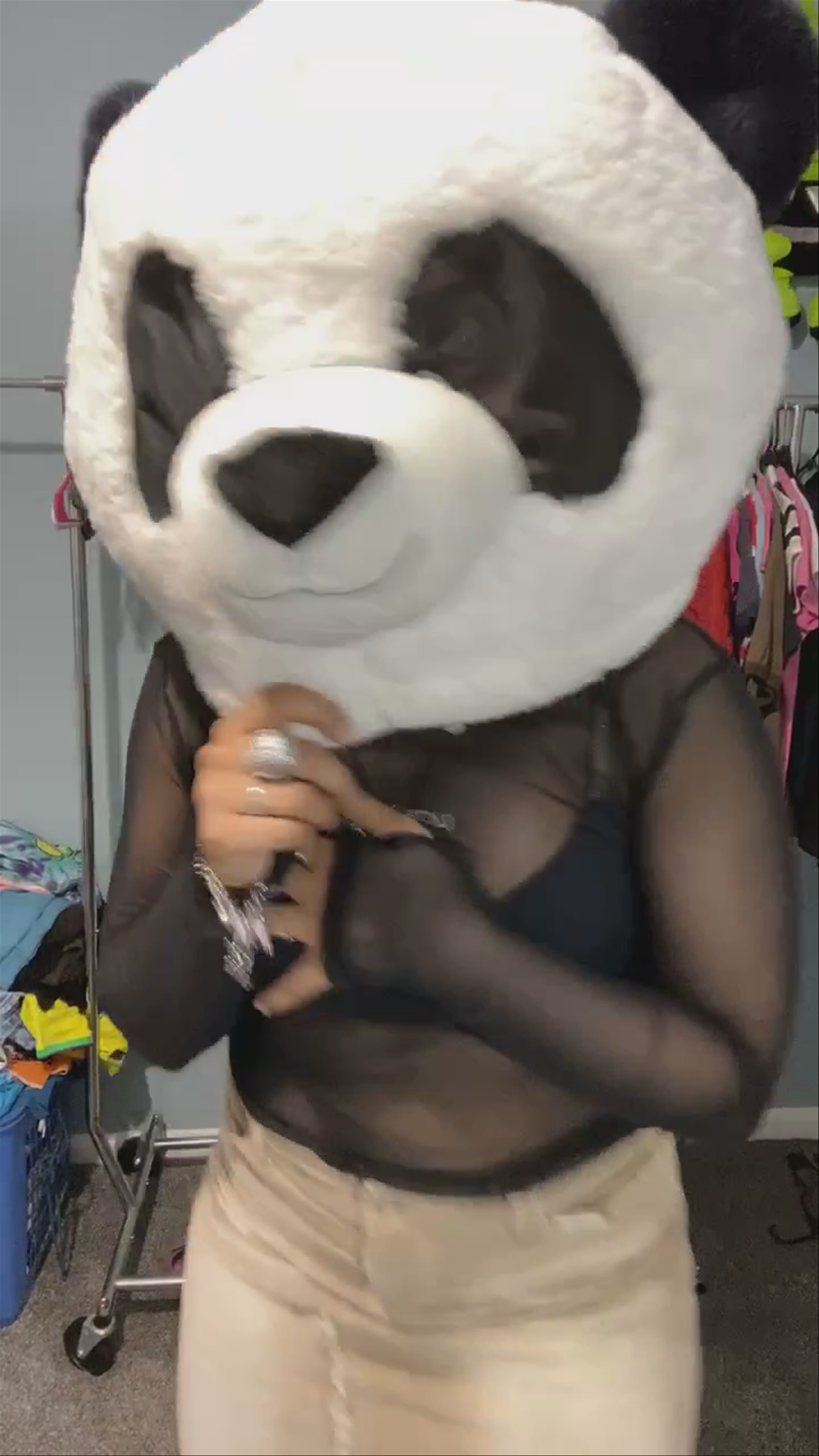 I can’t read the chat cuz I’m panda 🐼 lol 