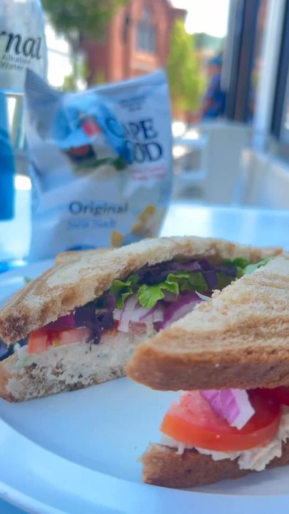 Atomic Cafe - Tuna Salad Sandwich - Cafes Near Me - Beverly, Massachusetts