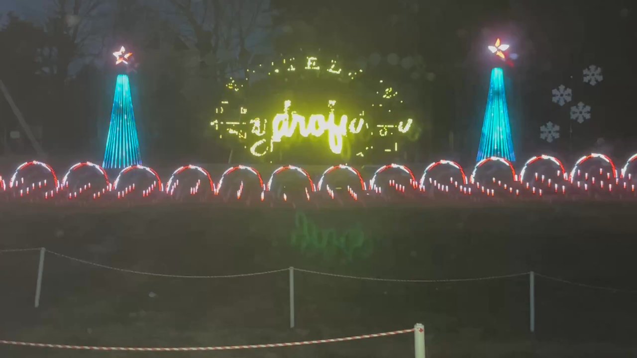 Monteleone Gardens - Light show for Christmas - Farmers Market Near Me - Eldred, New York