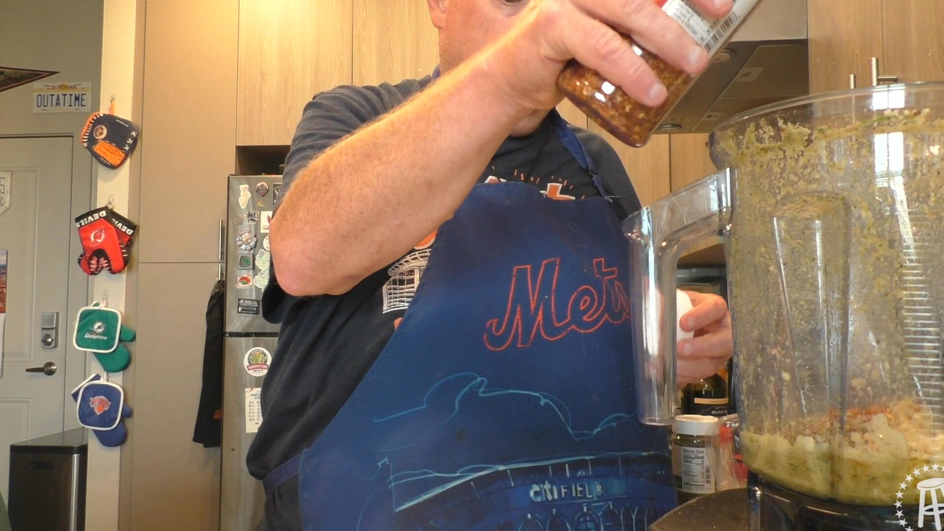 Tank Cooks Grilled Skirt Steak with Chimichurri Sauce