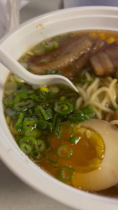 The Noodle House - The Pork belly Ramen is fire.  So delicious and rich flavourful broth, the pork belly was sweet and savory - Noodles Near Me - Seaside, Oregon