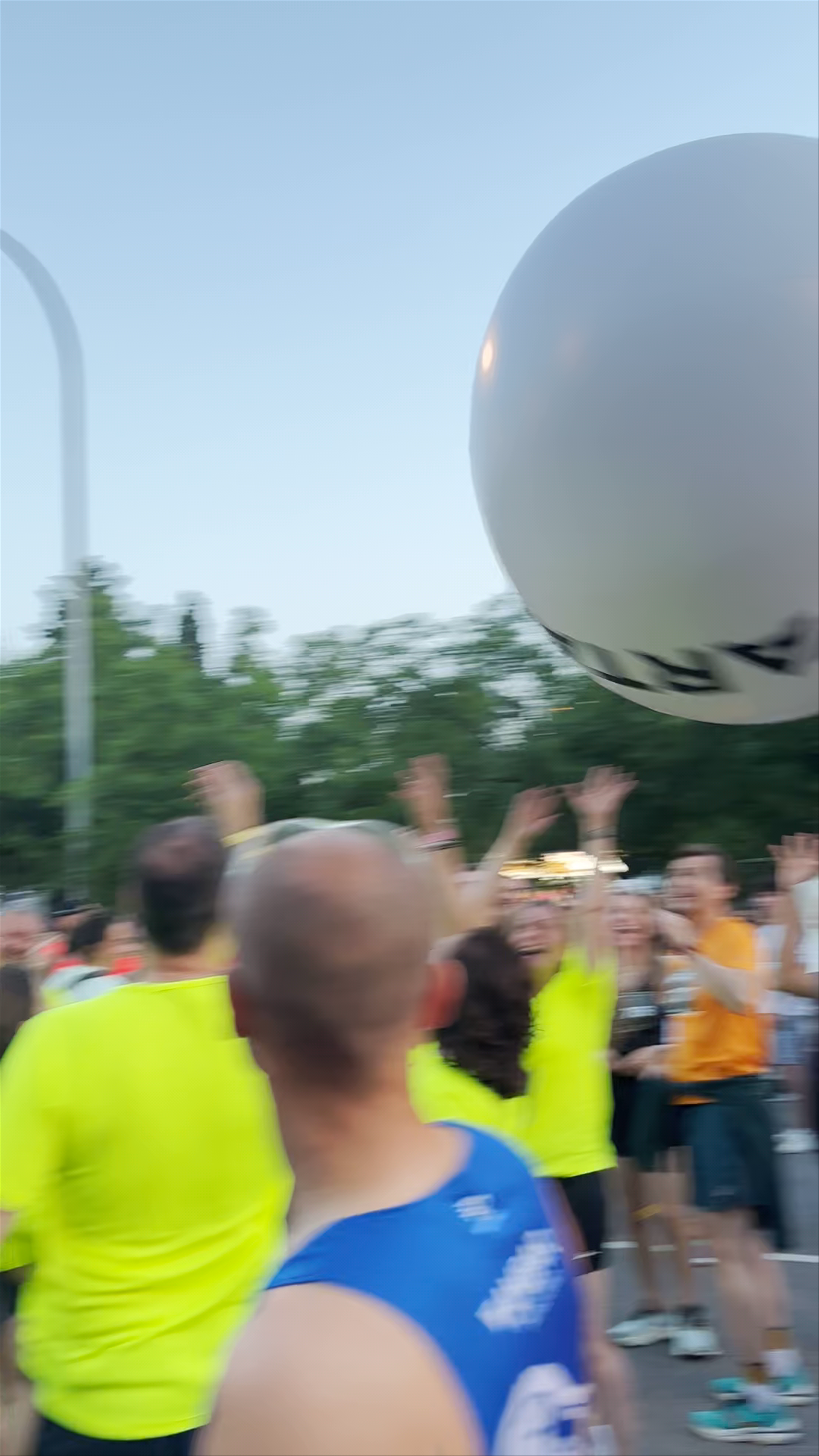 Vibrant Group Run at Parque del Oeste, Madrid