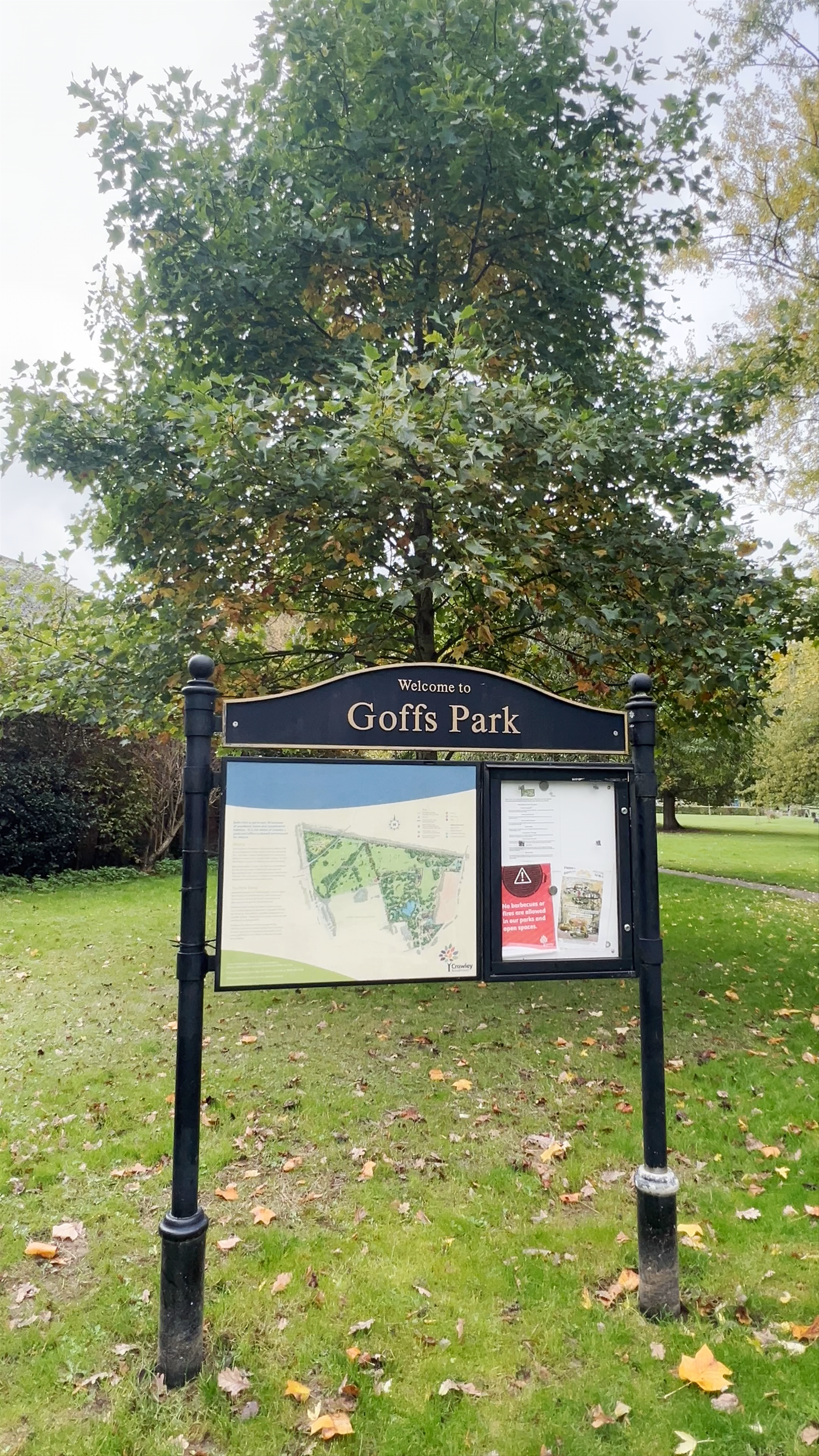 Strolling Goffs Park: A Serene Green Escape in Crawley
