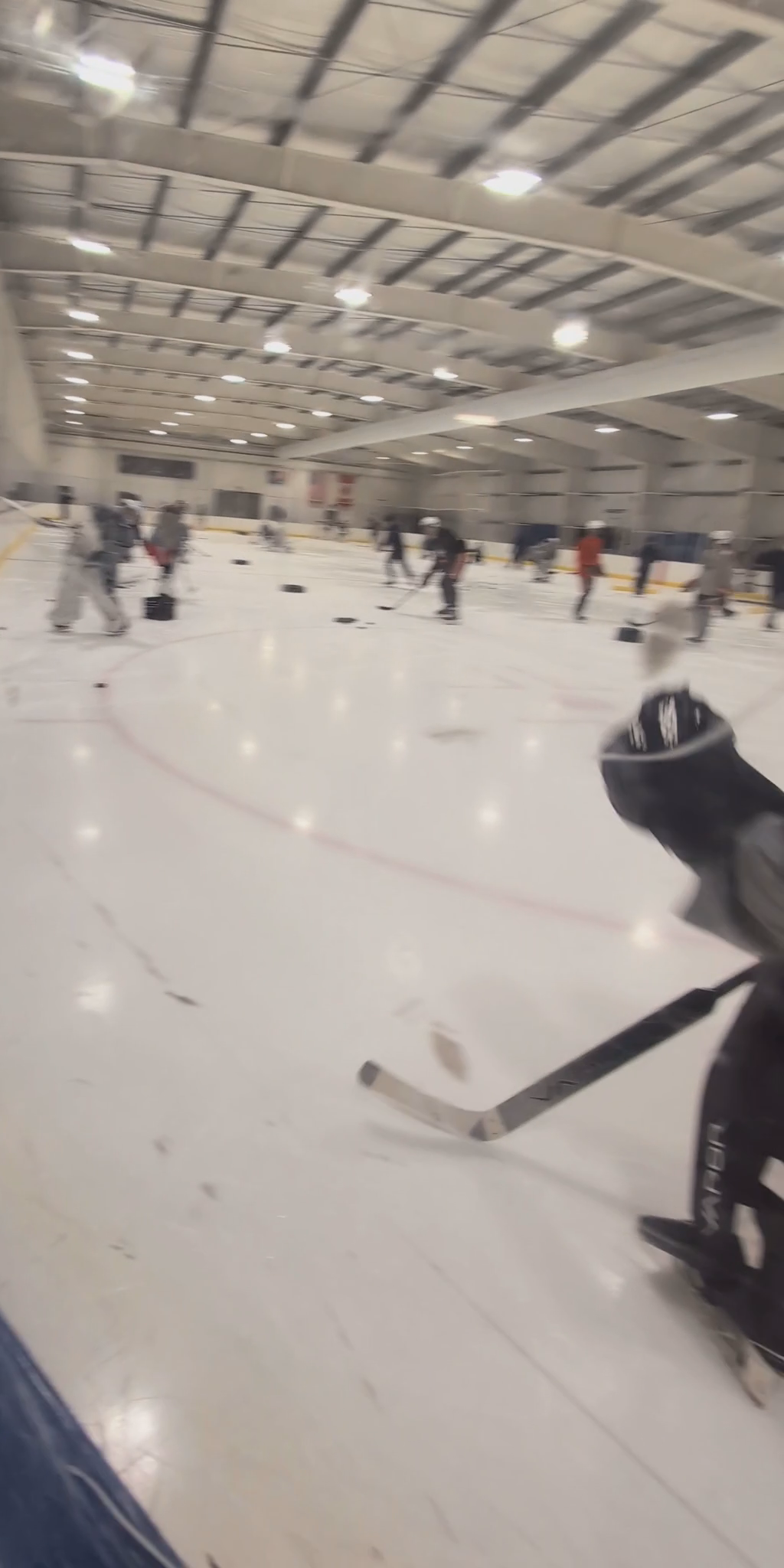 Logan Dennett: Catch & Shoot Drill at goalie coach Stand Matwijiw, Bandit Goalie Camp