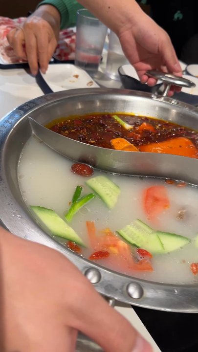 Liuyishou Hotpot - Yin and yang. - Hot Pot Near Me - Bellevue, Washington