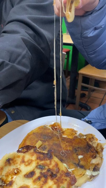 Taco Real - That cheese pull - Mexican Near Me - Carol Stream, Illinois