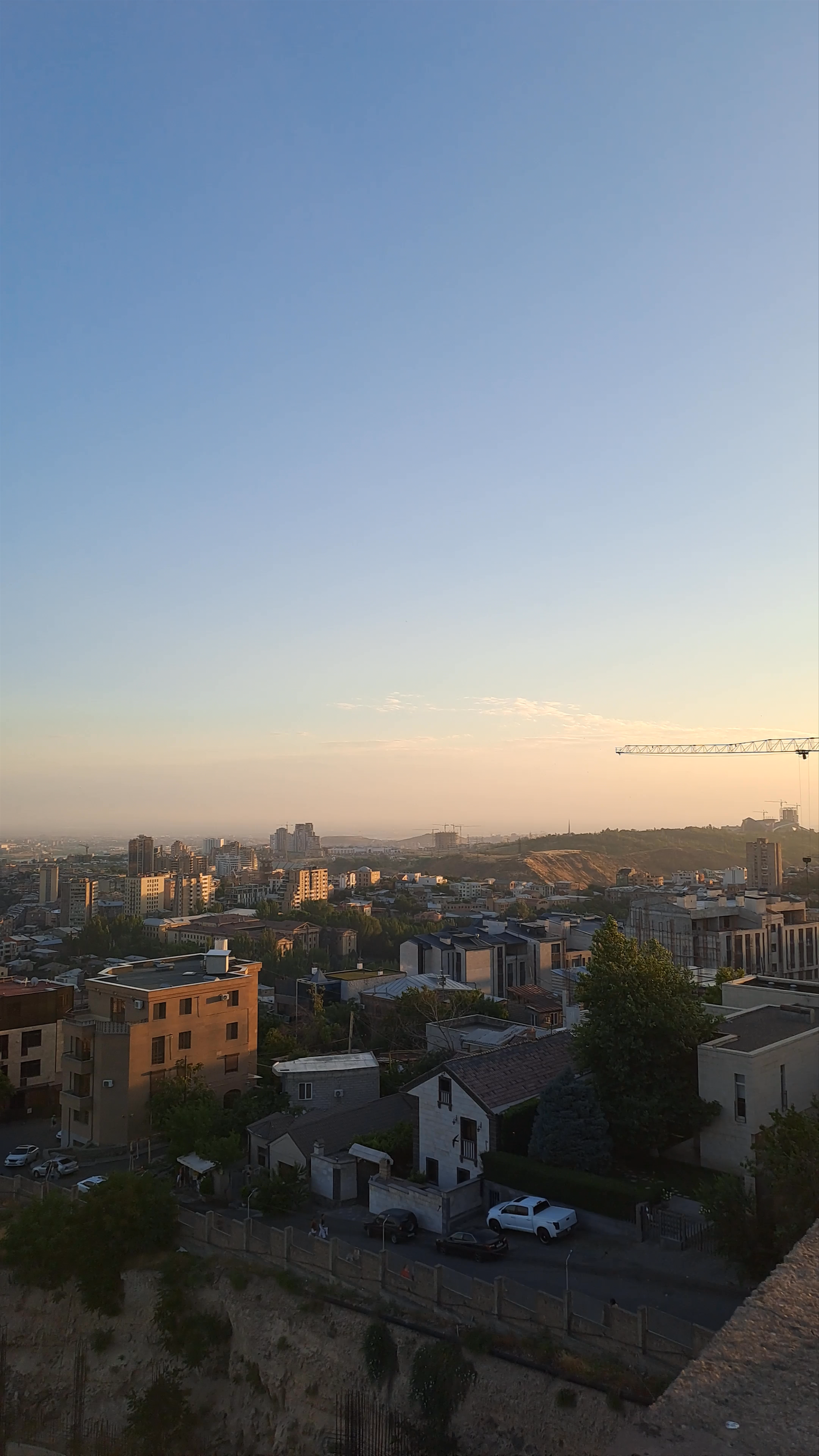 Sunset Cityscape from Observation Point, Yerevan