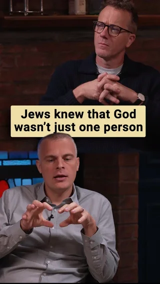 Jews knew that God wasn't just one person