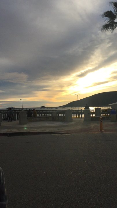 Hula Hut - Beautiful view sitting outside of Hula Hut - Ice Cream & Frozen Yogurt Near Me - Avila Beach, California