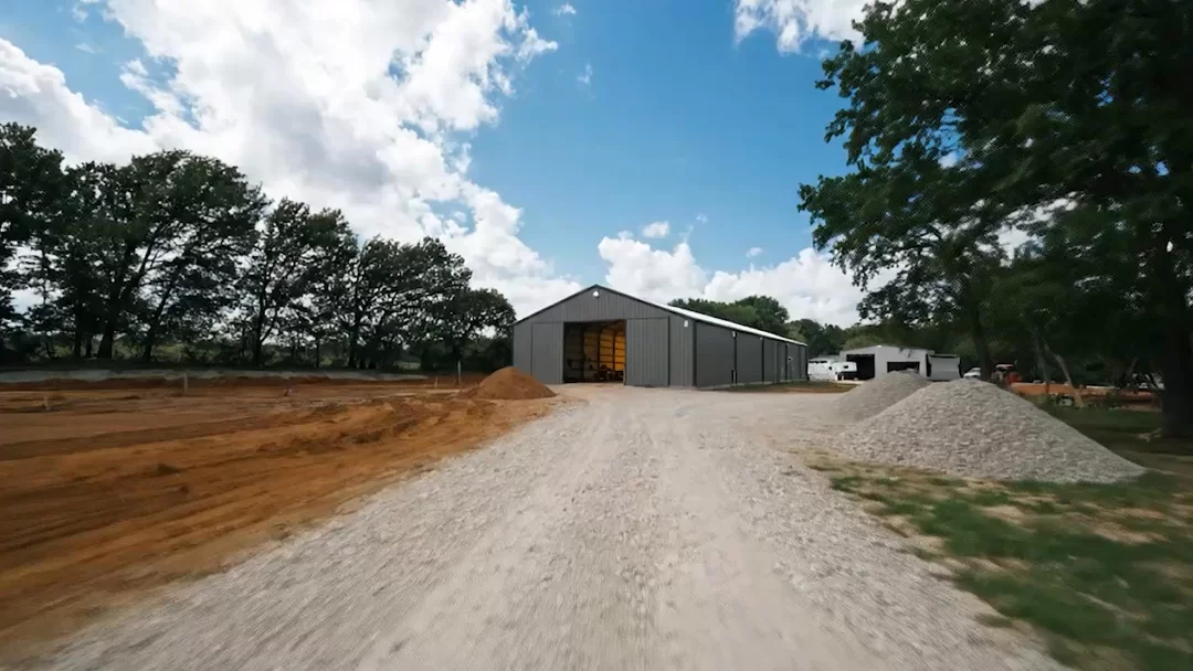 Still frame from the TNT Builders film: Barndominiums & Metal Buildings