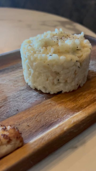 Dua Trattoria - Branzino with risotto - Mediterranean Near Me - Frisco, Texas