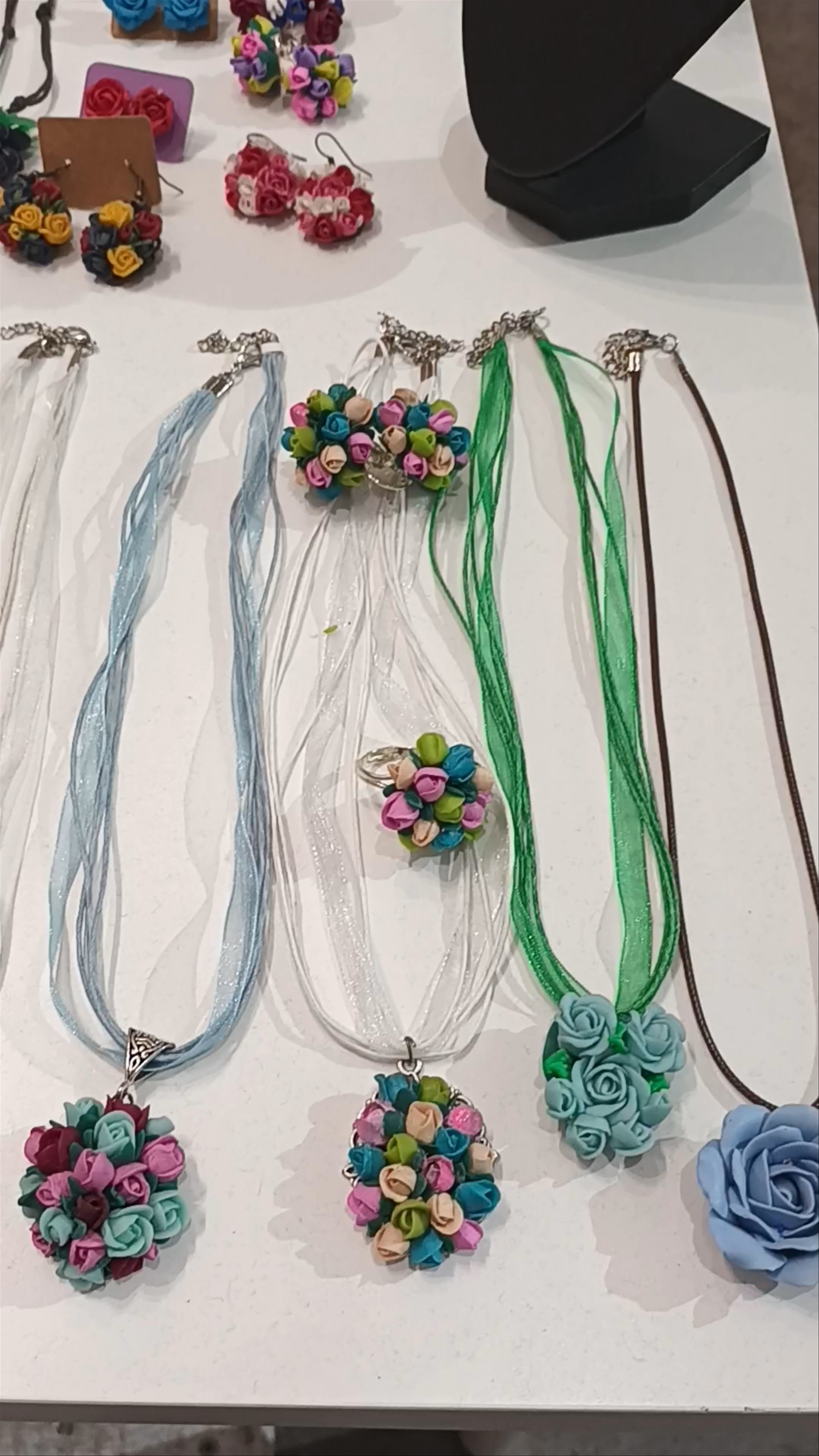 Handmade Floral Jewelry Showcase in València, Spain