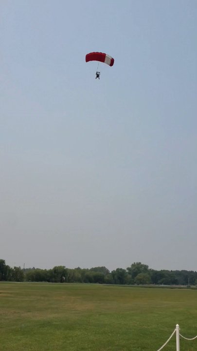 Skydive Twin Cities - People coming I'm from tandem and solo jumps. - Skydiving Near Me - Baldwin, Wisconsin
